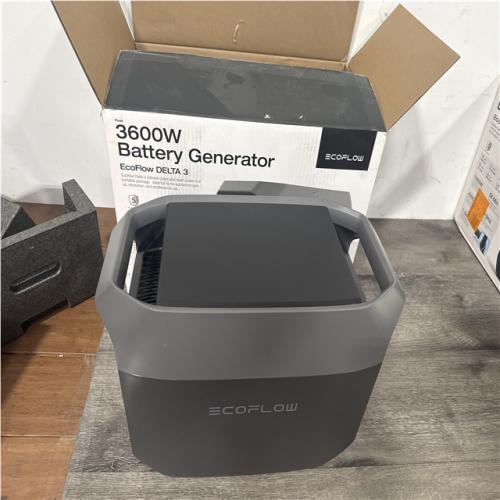 CALIFORNIA AS IS ECOFLOW DELTA 3 BATTERY GENERATOR