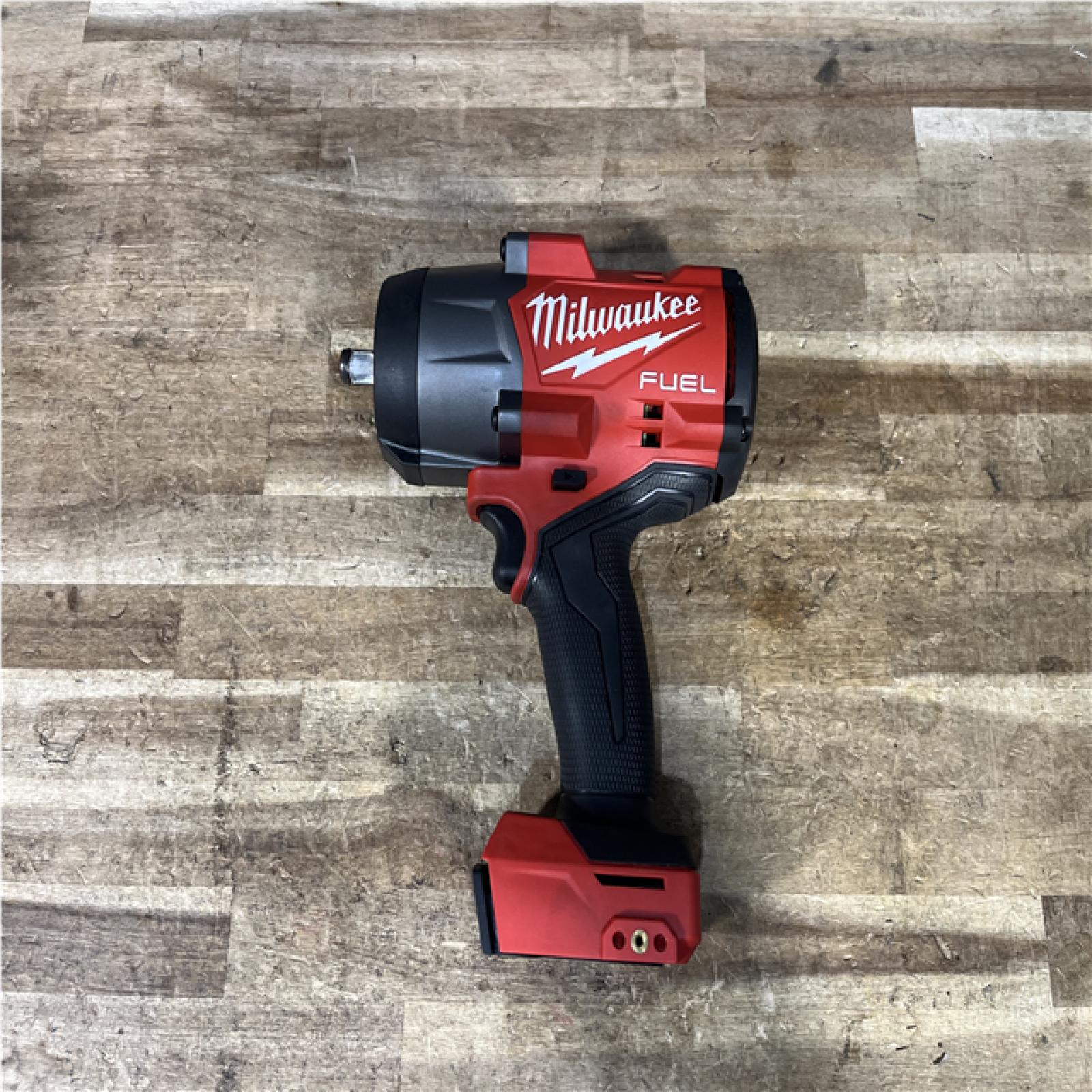 Houston Location AS-IS Milwaukee FUEL 18V Lithium-Ion Brushless Cordless 1/2 in. Impact Wrench with Friction Ring (Tool-Only)