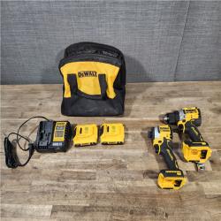 HOUSTON LOCATION - AS-IS DEWALT 2 TOOL COMBO KIT W/ (2) BATTERY & CHARGER
