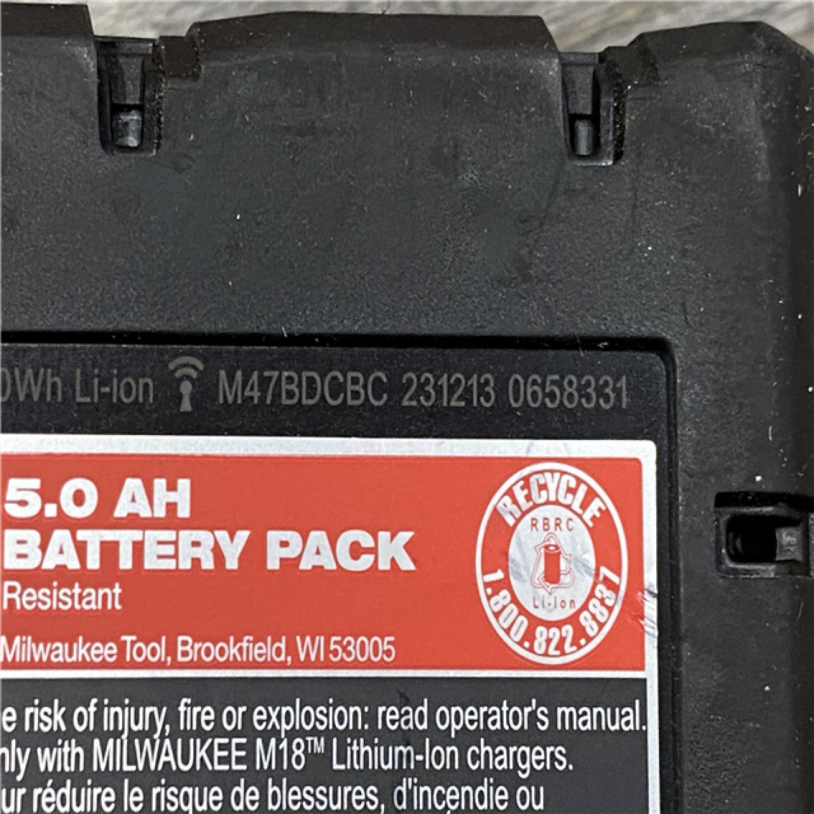 AS-IS Milwaukee FUEL 18V Lithium-Ion Brushless Cordless 1/2 in. Impact Wrench w/Friction Ring Kit