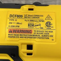 AS-IS DEWALT Atomic 20V Max Lithium-Ion Brushless Cordless Compact 1/4 in. Impact Driver Kit