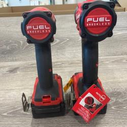 AS-IS Milwaukee FUEL 18V Lithium-Ion Brushless Cordless Hammer Drill and Impact Driver Combo Kit