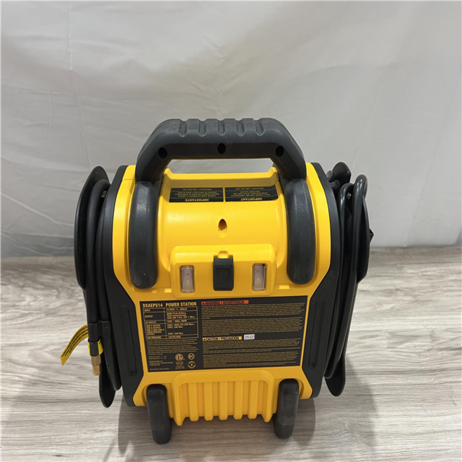 AS-IS DEWALT DXAEPS14 Battery Booster Jump Starter/Power Station 500w