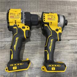 AS-IS DEWALT ATOMIC 20-Volt MAX Lithium-Ion Cordless Combo Kit