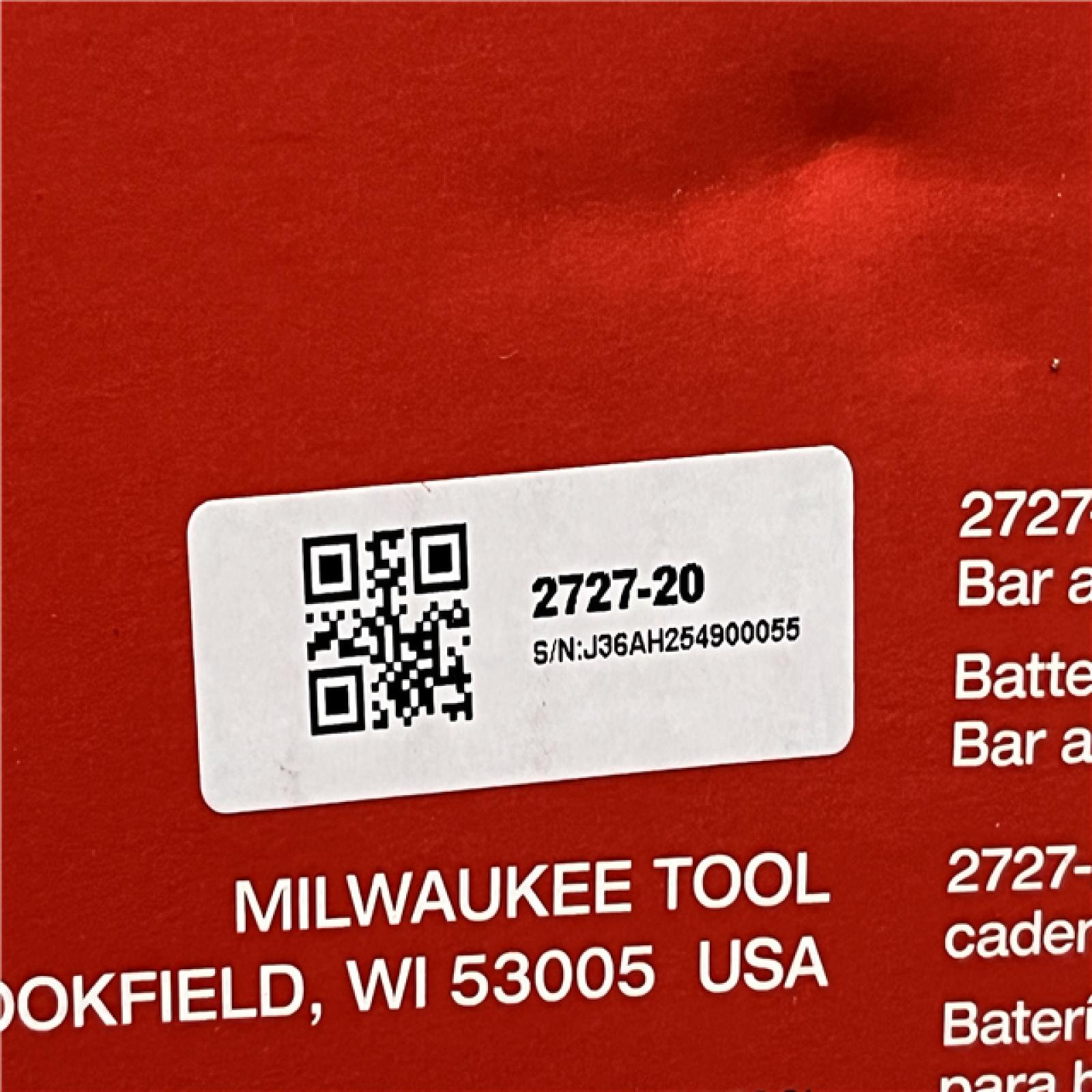 NEW - Milwaukee FUEL 16 in. 18V Lithium-Ion Brushless Battery Chainsaw (Tool-Only)