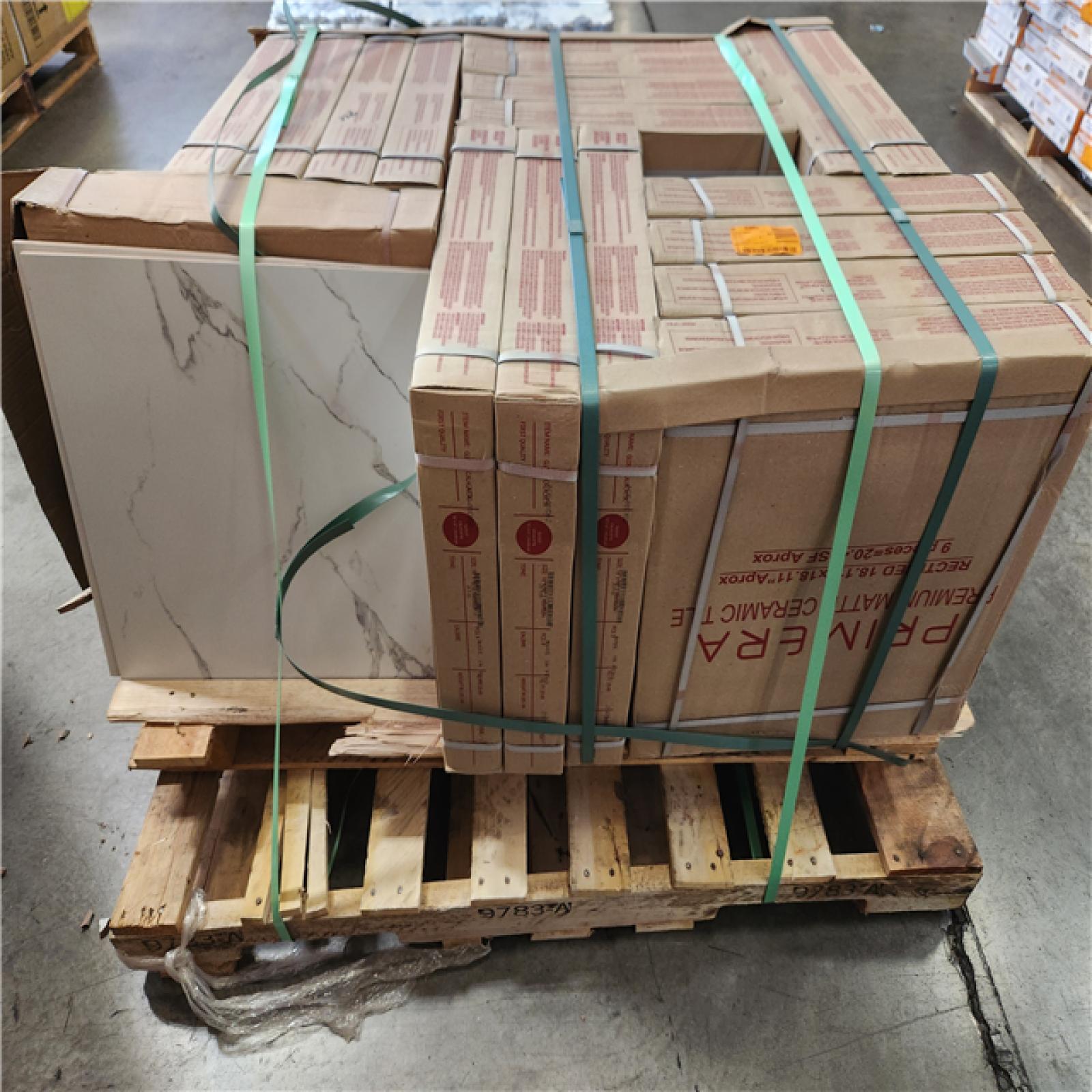 Phoenix Matte Calcutta 18 in. x 18 in. Glazed Ceramic Floor and Wall Tile (368 sq. ft. (18 Cases)