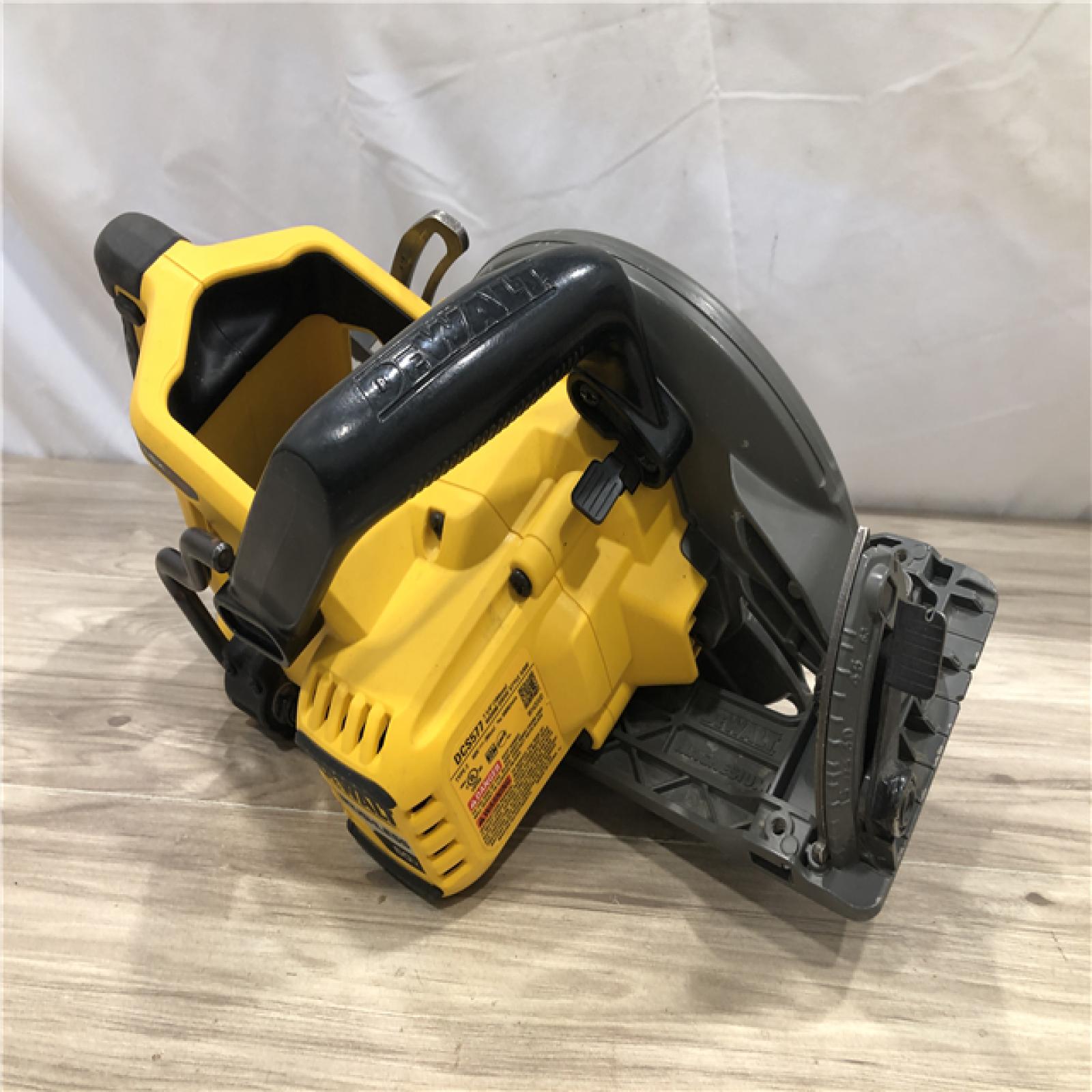 AS-IS DEWALT FLEXVOLT 60V MAX Cordless 7-1/4 in. Wormdrive Style Circular Saw (Tool Only)