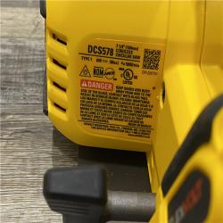 AS-IS DEWALT FLEXVOLT 60V MAX Cordless Brushless 7-1/4 in. Circular Saw with Brake (Tool Only)