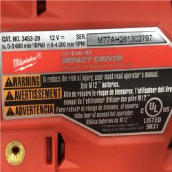 AS-IS Milwaukee FUEL 12-Volt Lithium-Ion Brushless Cordless Hammer Drill and Impact Driver Combo Kit