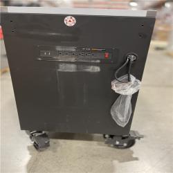 DALLAS LOCATION- Husky 96 in. W x 24 in. D 16-Drawer Heavy-Duty Mobile Workbench with Stainless Steel Top in Matte Black