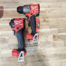 HOUSTON LOCATION - AS-IS (APPEARS LIKE NEW) Milwaukee FUEL 18V Lithium-Ion Brushless Cordless Hammer Drill and Impact Driver Combo Kit