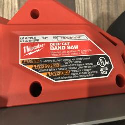 AS-IS Milwaukee FUEL 18V Lithium-Ion Brushless Cordless Deep Cut Band Saw (Tool-Only)