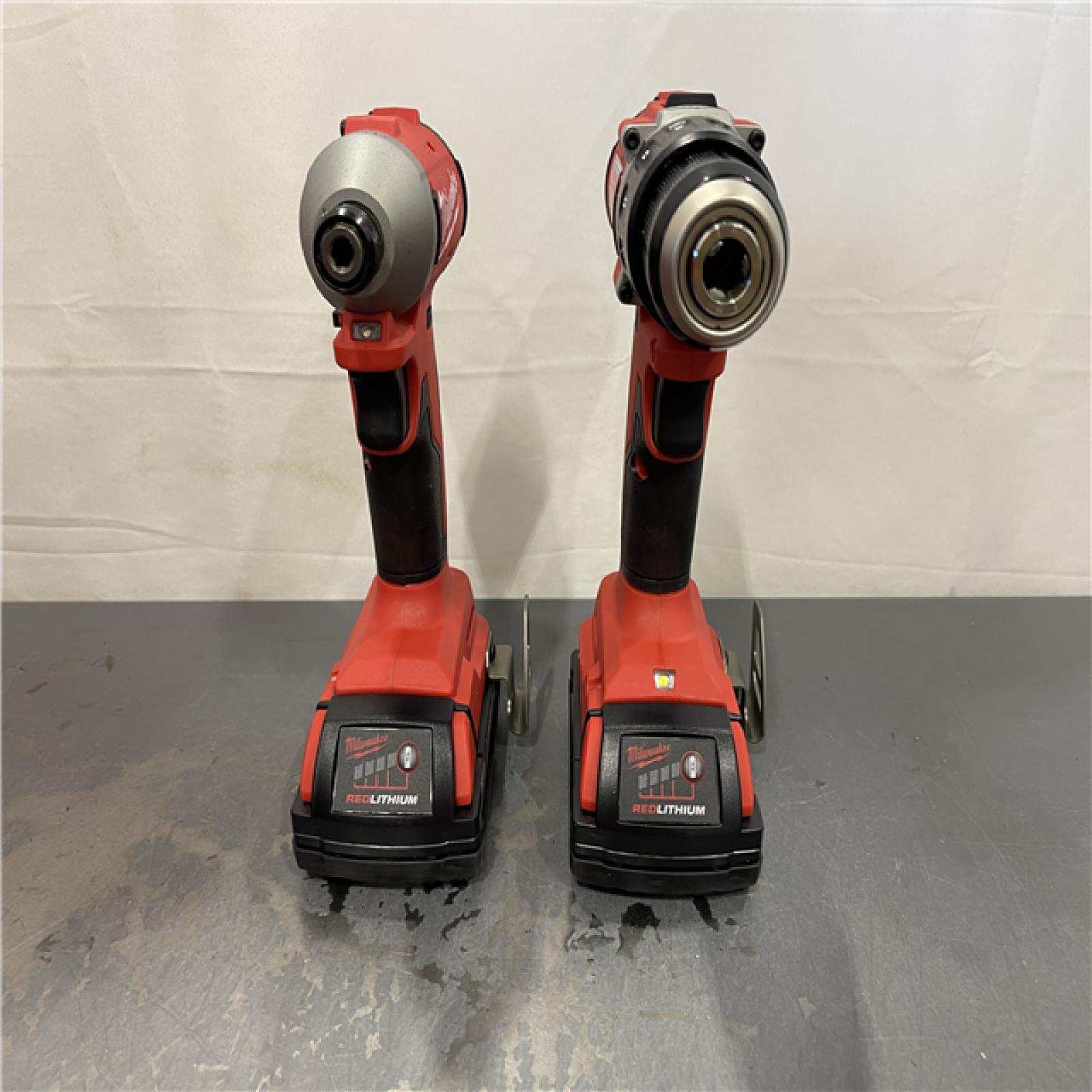 AS-IS - Milwaukee M18 18V Lithium-Ion Brushless Cordless Compact Drill/Impact Combo Kit (2-Tool)