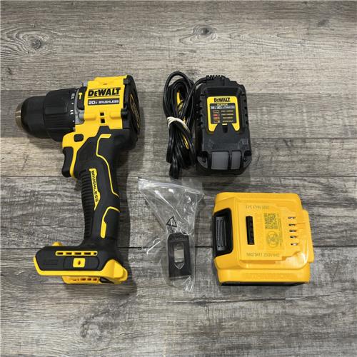 AS-IS DEWALT ATOMIC 20V Lithium-Ion Cordless 1/2 in. Hammer Drill Kit