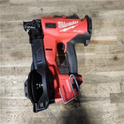 HOUSTON LOCATION - AS-IS Milwaukee M18 FUEL 18-Volt Lithium-Ion Brushless Cordless Coil Roofing Nailer (Tool Only)