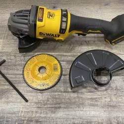 AS-IS DEWALT FLEXVOLT 60V MAX Cordless Brushless 4.5 in. to 6 in. Small Angle Grinder with Kickback Brake (Tool Only)