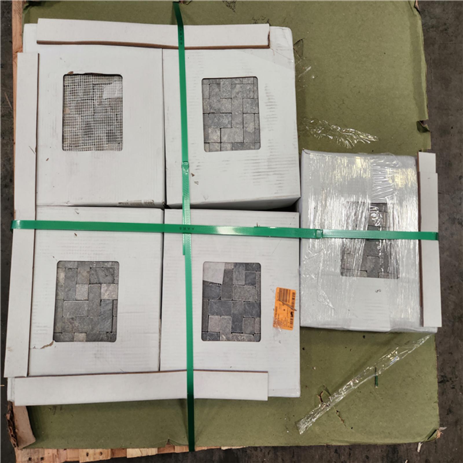 Phoenix Location NEW Ivy Hill Tile Countryside Interlocking 11.81 in. x 11.81 in. Gray Floor and Wall Mosaic (53 sq. ft. /5 cases)