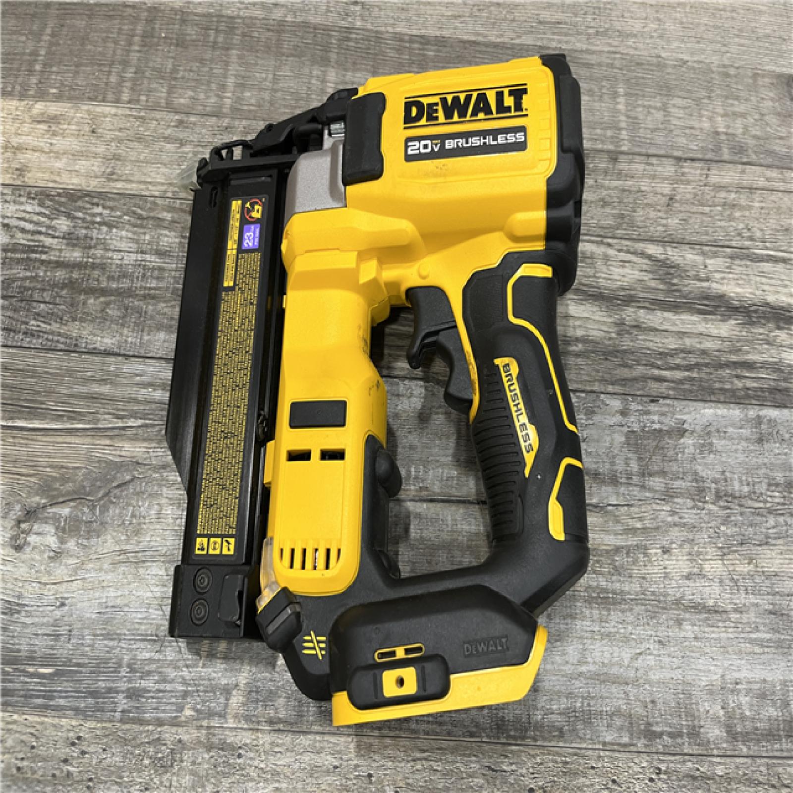 AS-IS DEWALT ATOMIC 20V MAX Lithium Ion Cordless 23 Gauge Pin Nailer (Tool Only)