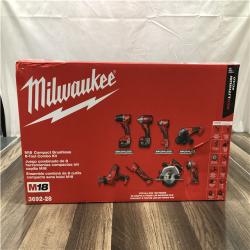 NEW - Milwaukee 18-Volt Lithium-Ion Cordless (8-Tool) Combo Kit