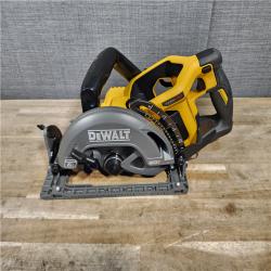 HOUSTON LOCATION - AS-IS (APPEARS LIKE NEW) DEWALT FLEXVOLT 60V MAX Cordless Brushless 7-1/4 in. Wormdrive Style Circular Saw (Tool Only)