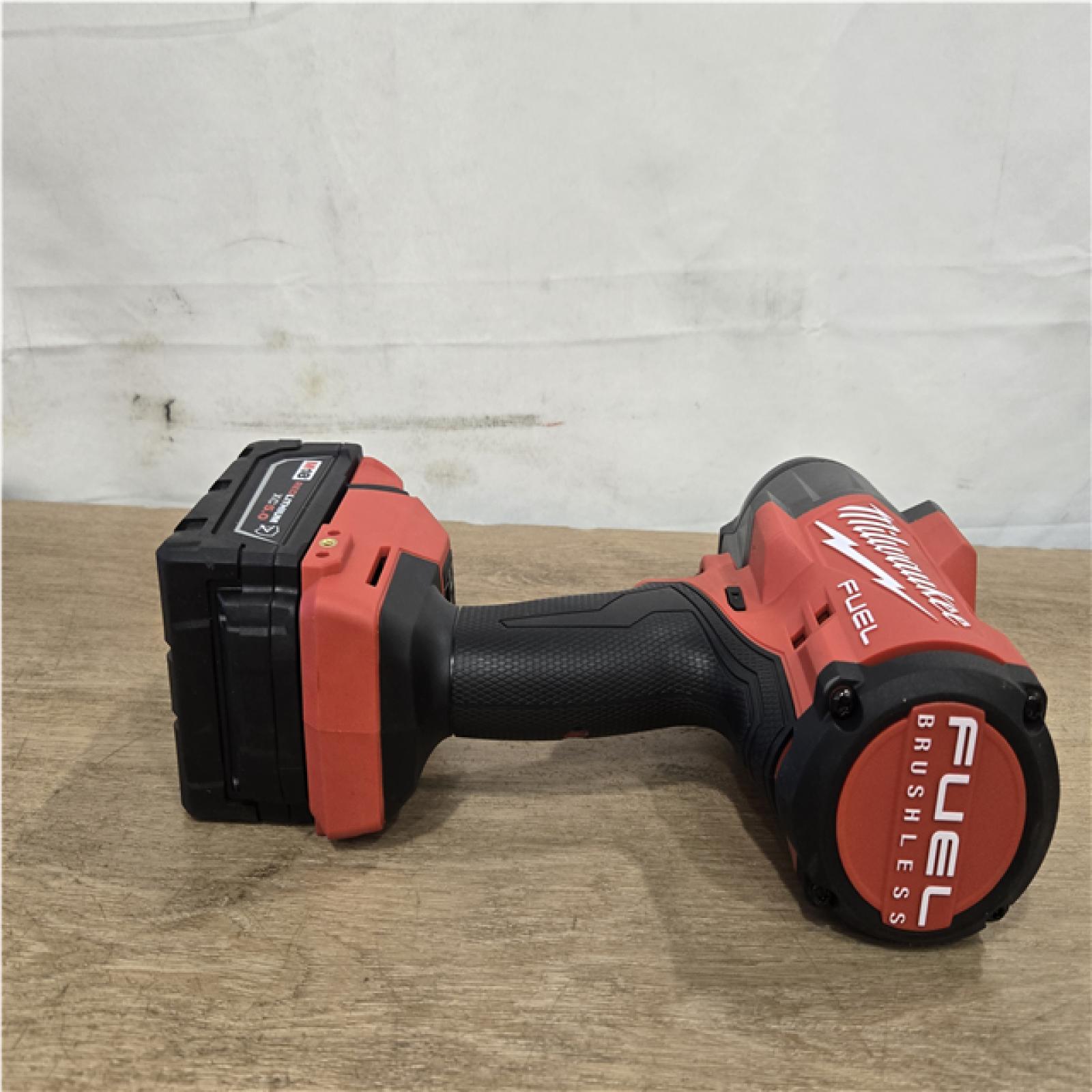 AS-IS Milwaukee FUEL 18V Lithium-Ion Brushless Cordless 1/2 in. Impact Wrench w/Friction Ring Kit