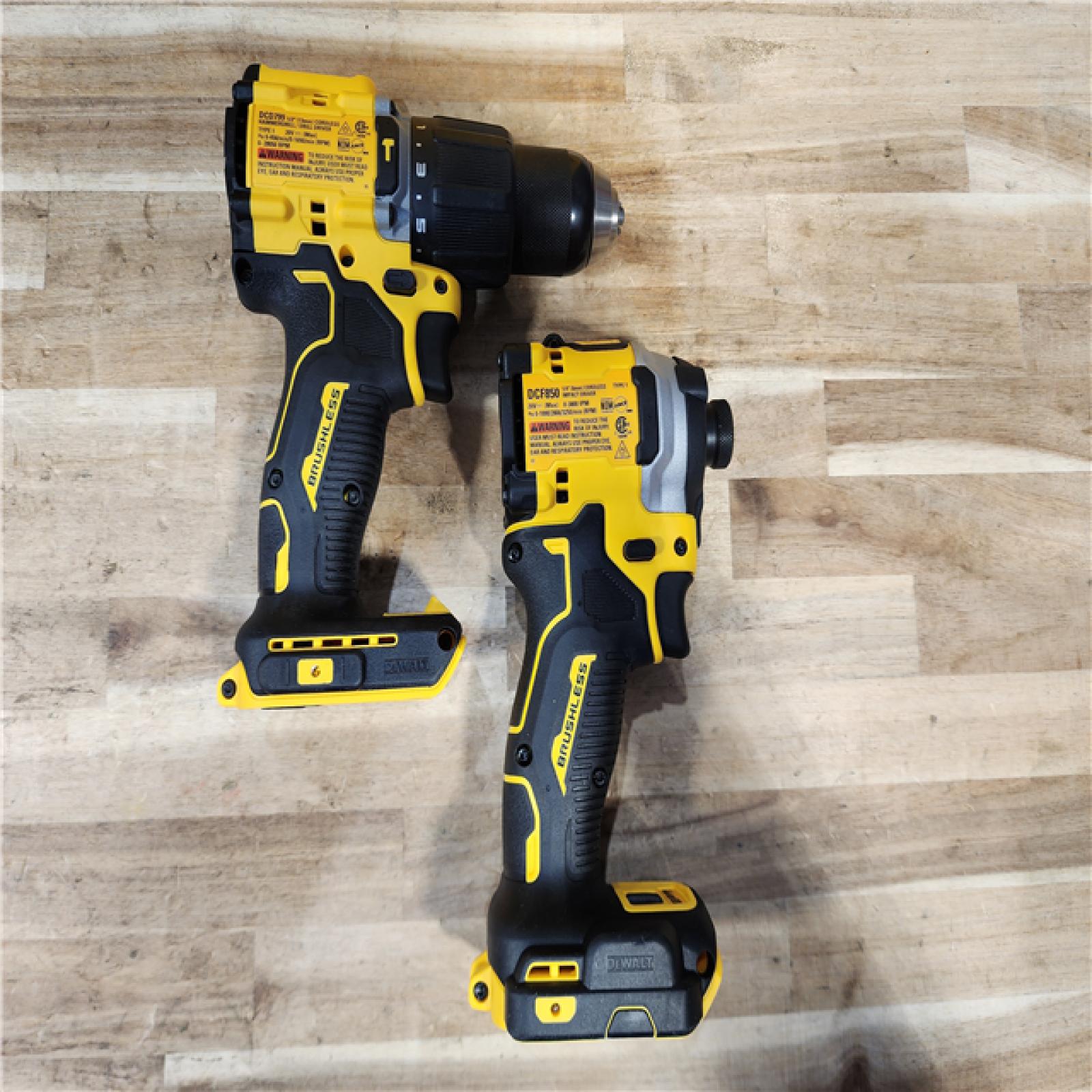 HOUSTON LOCATION - AS-IS DEWALT ATOMIC 20V MAX Lithium-Ion Cordless 2-Tool Combo Kit