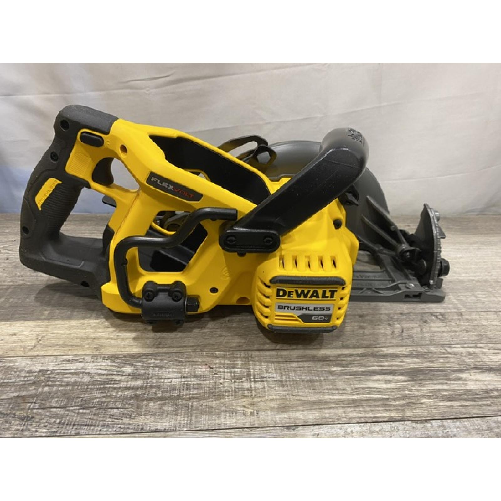 AS-IS DEWALT FLEXVOLT 60V MAX Cordless Brushless 7-1/4 in. Wormdrive Style Circular Saw (Tool Only)