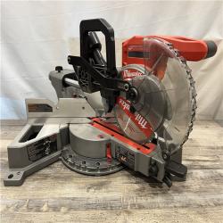 AS-IS Milwaukee 2733-20 M18 Fuel 7-1/4 Dual Bevel Sliding Compound Miter Saw  Tool Only