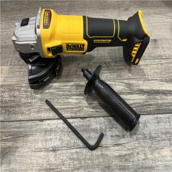 AS-IS DEWALT 20-Volt MAX Cordless Brushless 4-1/2 in. Angle Grinder with Slide Switch (Tool Only)