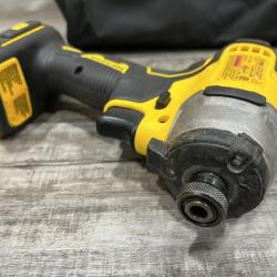 AS-IS DEWALT Atomic 20V Max Lithium-Ion Brushless Cordless Compact 1/4 in. Impact Driver Kit