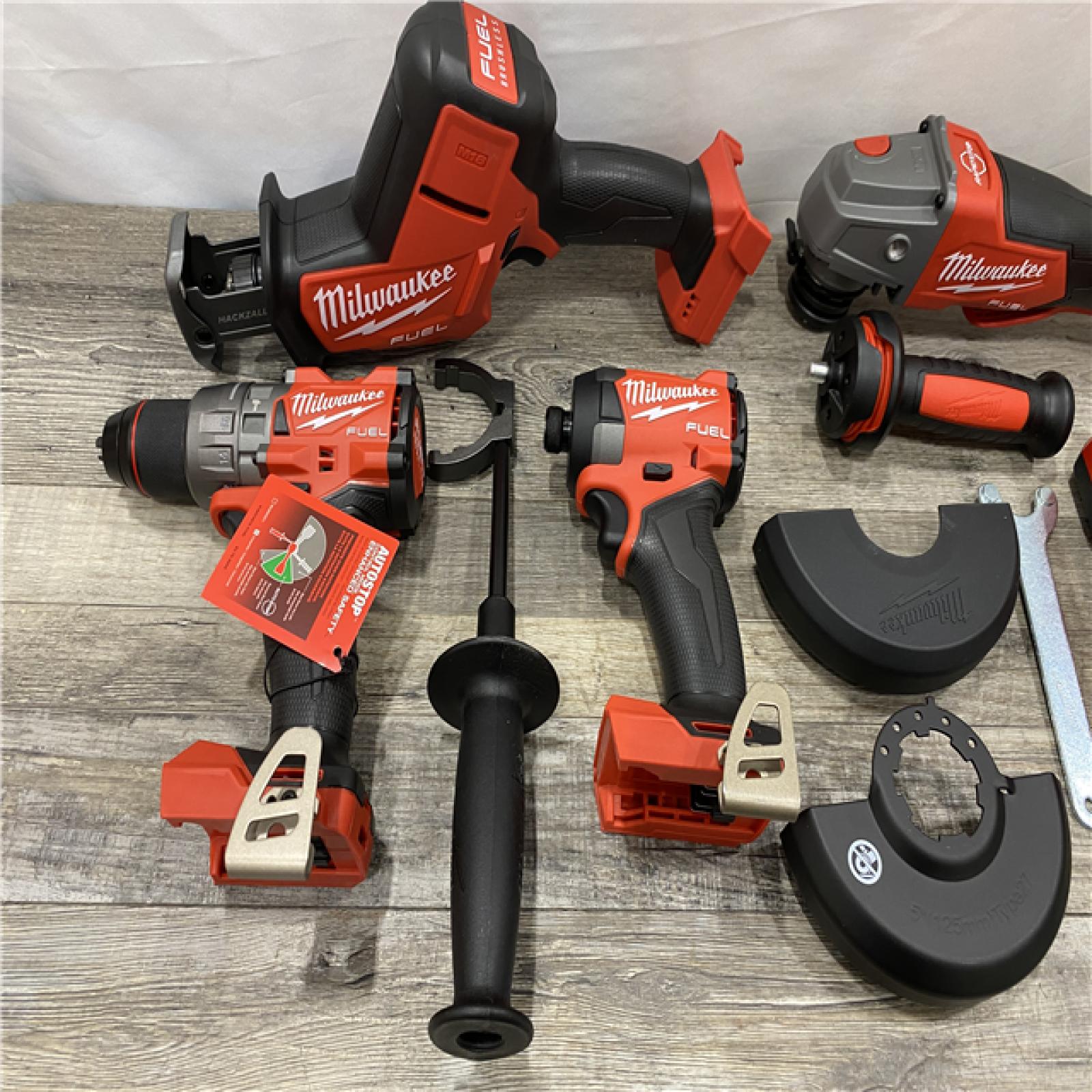 AS-IS Milwaukee FUEL18-Volt Lithium-Ion Cordless (4-Tool) Combo Kit