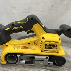 AS-IS DEWALT 20V MAX* XR Brushless Cordless Belt Sander (Tool-Only)