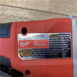 AS-IS Milwaukee 18V Lithium-Ion Brushless Cordless 4-1/2 in./5 in. Grinder w/Paddle Switch (Tool-Only)