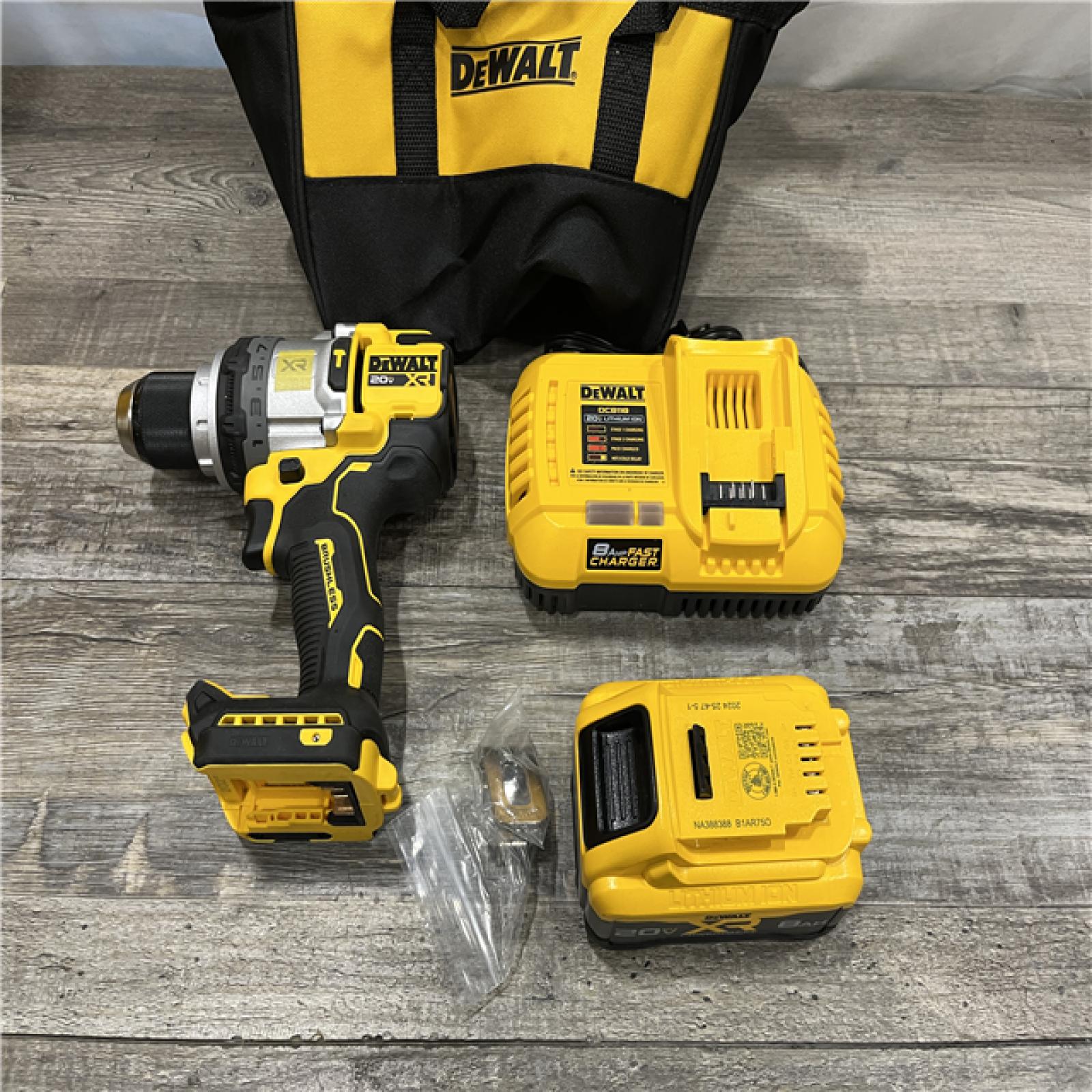 AS-IS DEWALT 20V XR Lithium-Ion Cordless Hammer Drill Kit