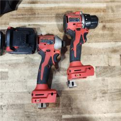 HOUSTON LOCATION - AS - IS Milwaukee 2 Tool Combo Kit W/ (2) Battery & Charger