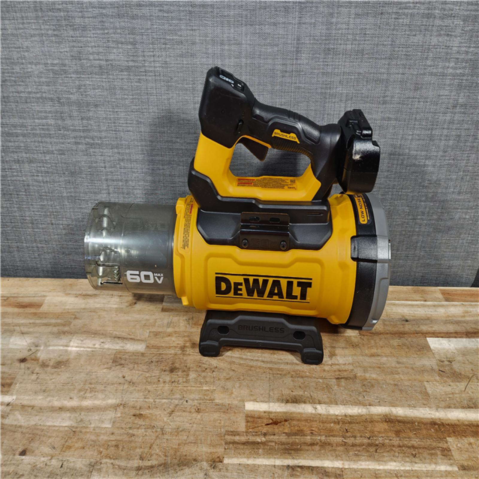HOUSTON LOCATION - AS - IS DEWALT FLEXVOLT 60V MAX 160 MPH 760 CFM Brushless Cordless Battery Powered Blower (Tool-Only)