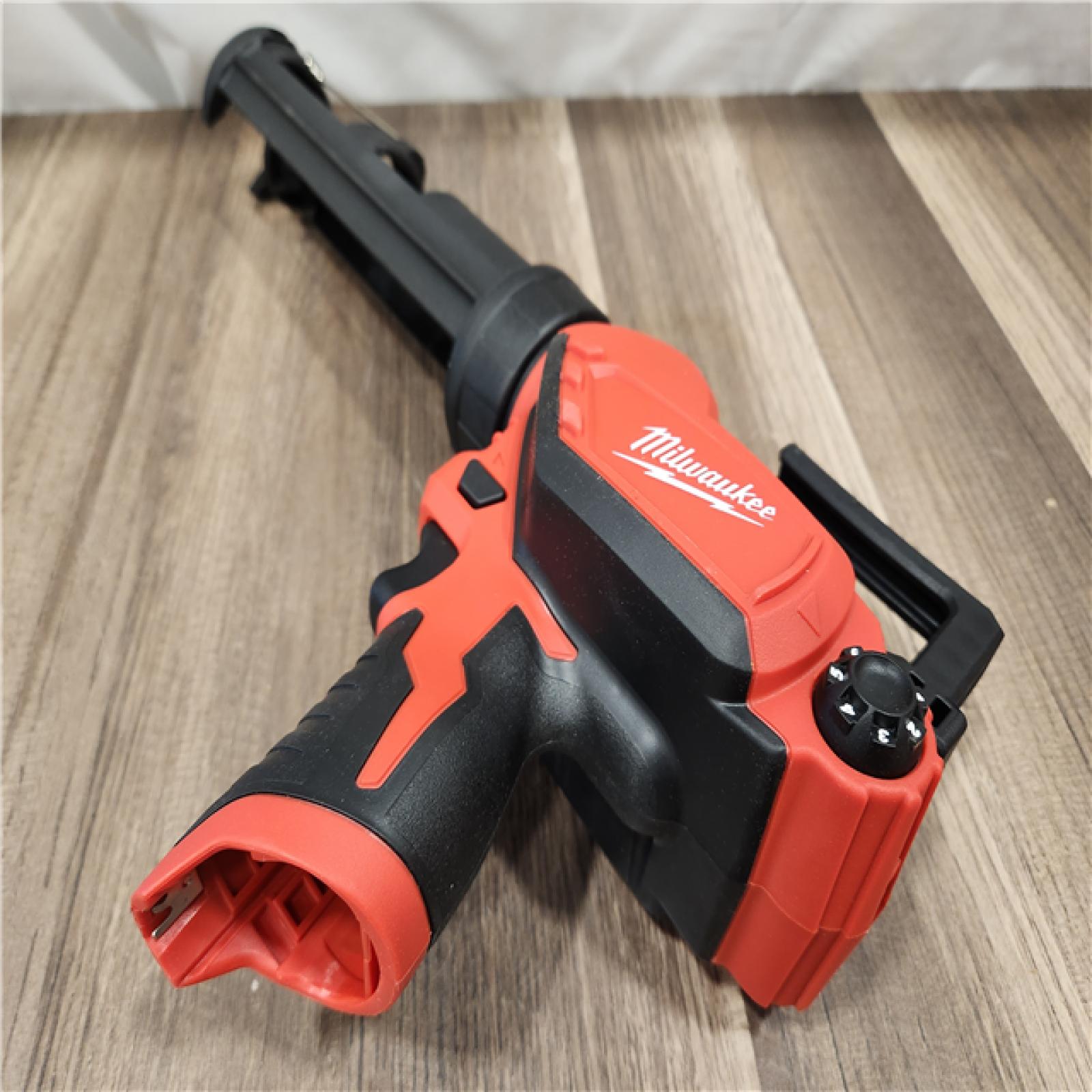 AS-IS- Milwaukee M12 12V Cordless 10oz Caulk/Adhesive Gun (Tool Only)