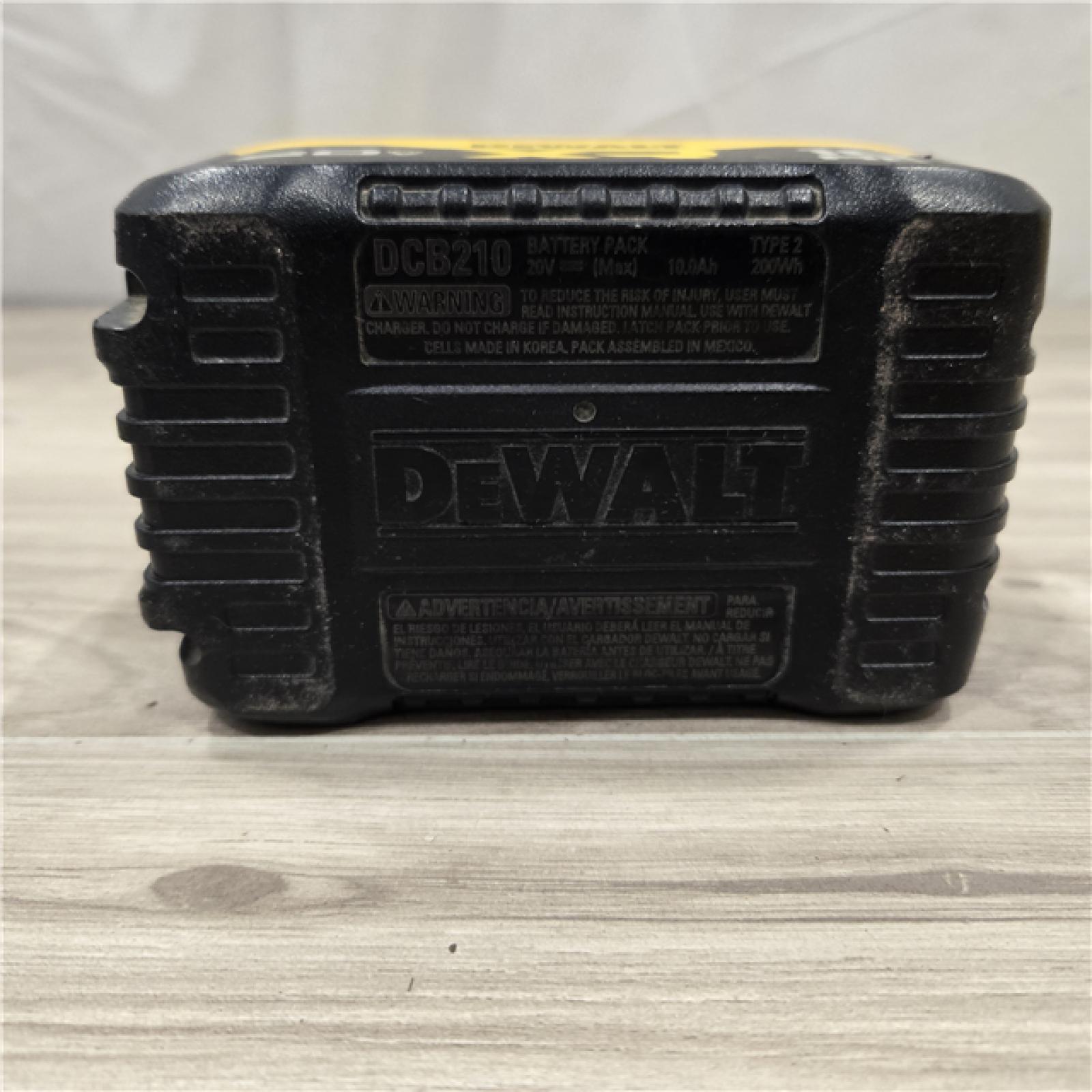 AS-IS DeWALT DCB210 20V MAX XR 10.0 AH Lithium-Ion Battery