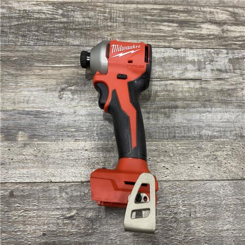 AS-IS Milwaukee 18V Lithium-Ion Compact Brushless Cordless 1/4 in. Impact Driver (Tool-Only)