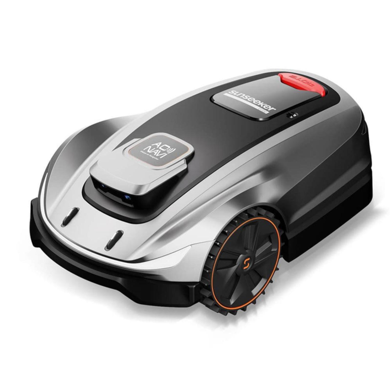 Phoenix NEW SUNSEEKER X5 AWD Wireless 8 in. Robot Lawn Mower for 0.5 Acre, No Boundary Wire, RTK Plus Vision, AI Obstacle Avoidance