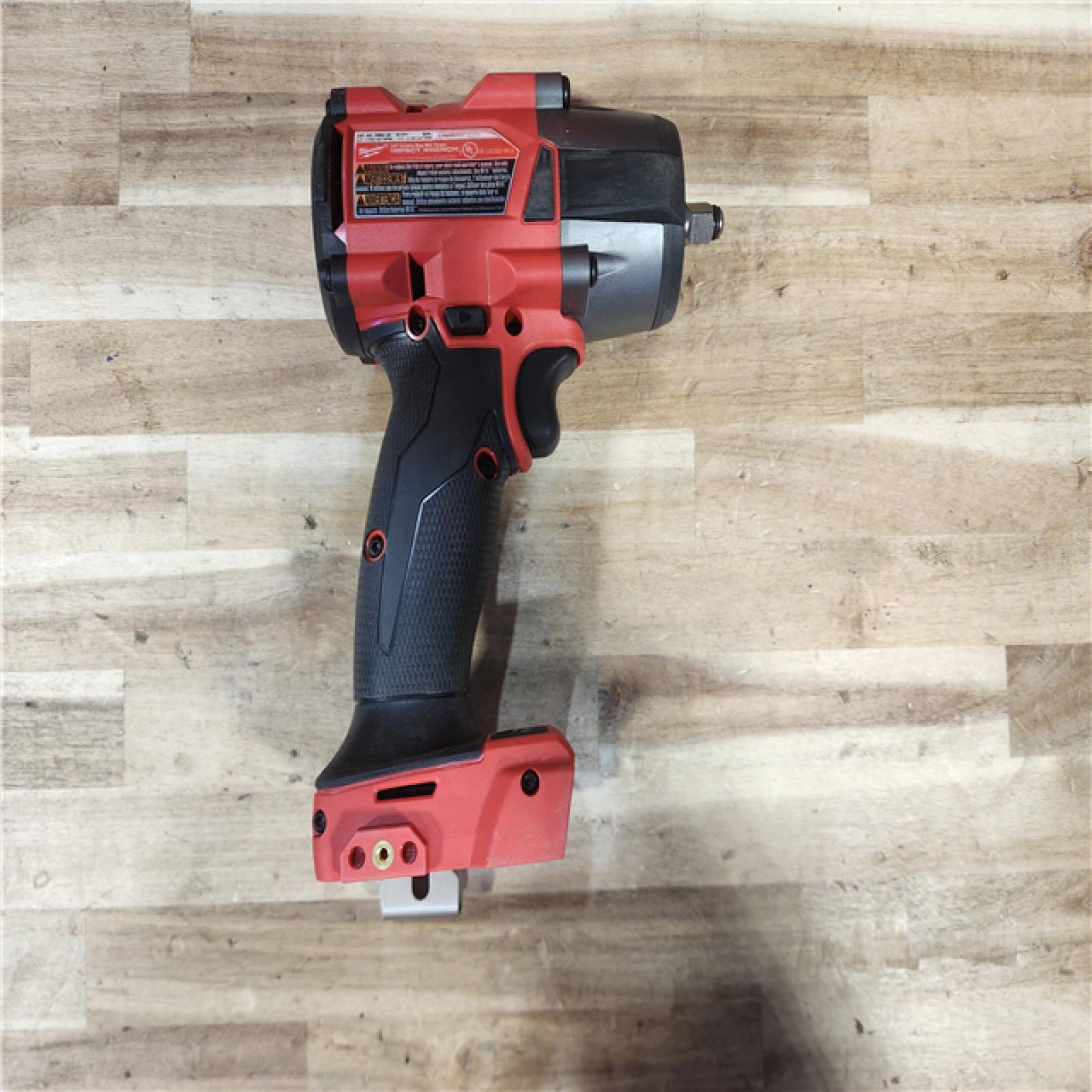 HOUSTON LOCATION - AS-IS Milwaukee FUEL GEN-2 18V Lithium-Ion Mid Torque Brushless Cordless 3/8 in. Impact Wrench with Friction Ring (Tool-Only)
