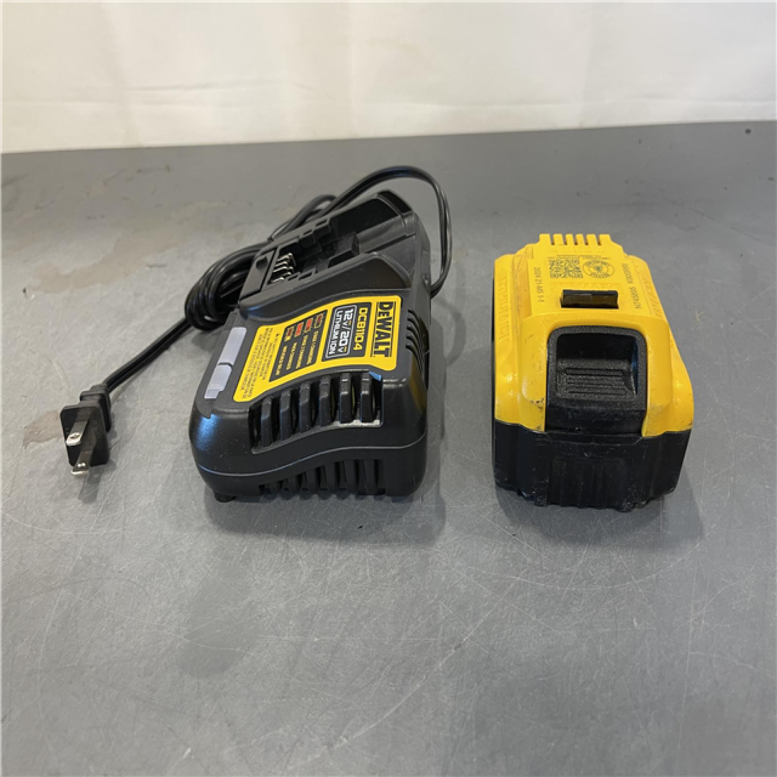 AS-IS - DEWALT 20-Volt Maximum XR 5.0 Ah Battery Pack and Charger
