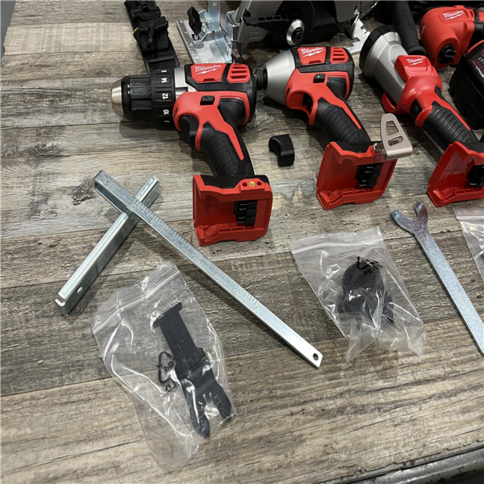 AS-IS Milwaukee 18-Volt Lithium-Ion Cordless (6-Tool) Combo Kit
