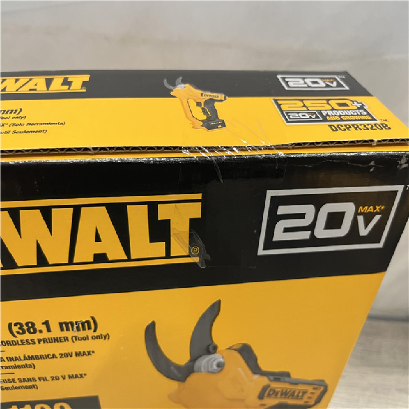 NEW - DEWALT 20-Volt MAX 1 -1/2 in. Capacity Cordless Battery Powered Pruner (Tool Only)