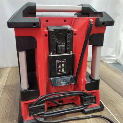AS-IS Milwaukee M18 18 V Lithium-Ion Worksite Radio and Charger 1 Pc