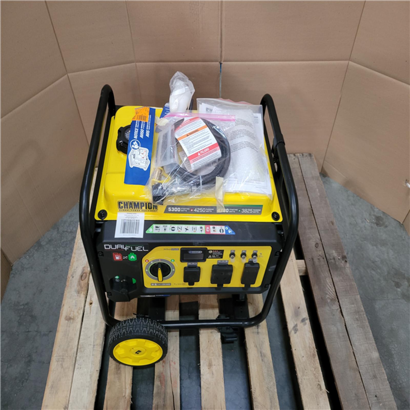 CALIFORNIA AS-IS CHAMPION PORTABLE GENERATOR