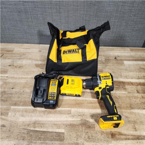 HOUSTON LOCATION - AS - IS DEWALT Atomic 20V Lithium-Ion Cordless Compact 1/2 in. Drill/Driver Kit