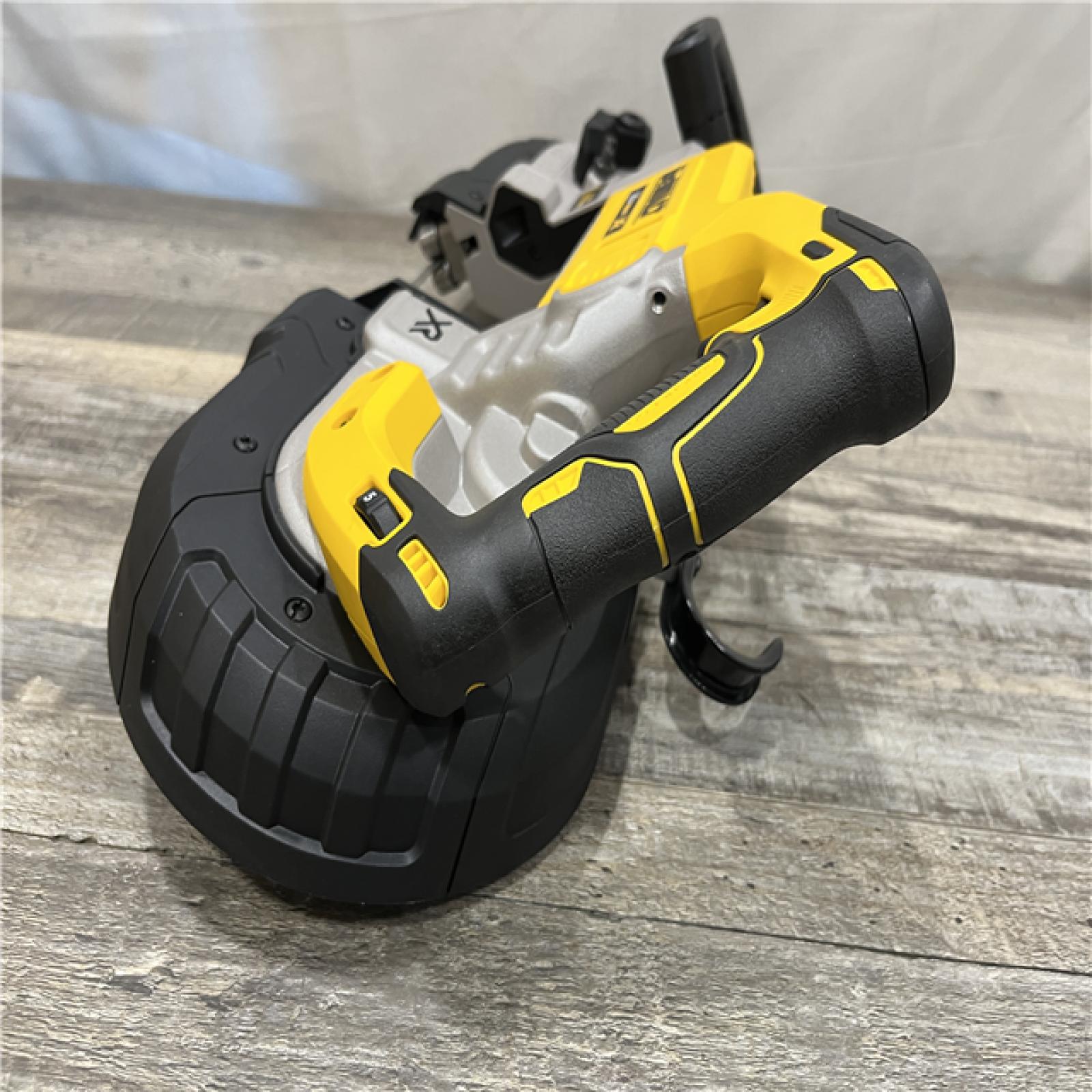 AS-IS DEWALT 20-Volt MAX Lithium-Ion Cordless Brushless Deep Cut Band Saw (Tool-Only)
