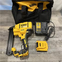 AS-IS DEWALT 20V MAX XR Lithium-Ion Cordless 18-Gauge Narrow Crown Stapler Kit