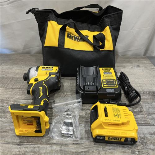 AS-IS DEWALT Atomic 20V Max Lithium-Ion Brushless Cordless Compact 1/4 in. Impact Driver Kit